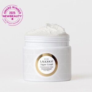 Lalicious Fragrance-Free Sugar Scrub 16oz